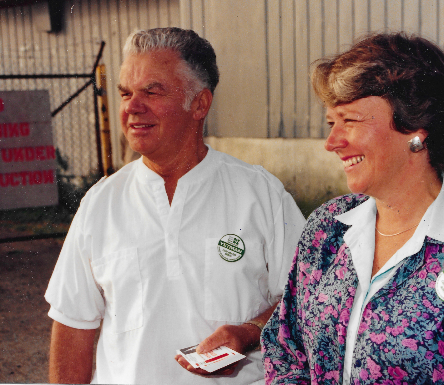 Alexa with Gerald Yetman in Cape Breton