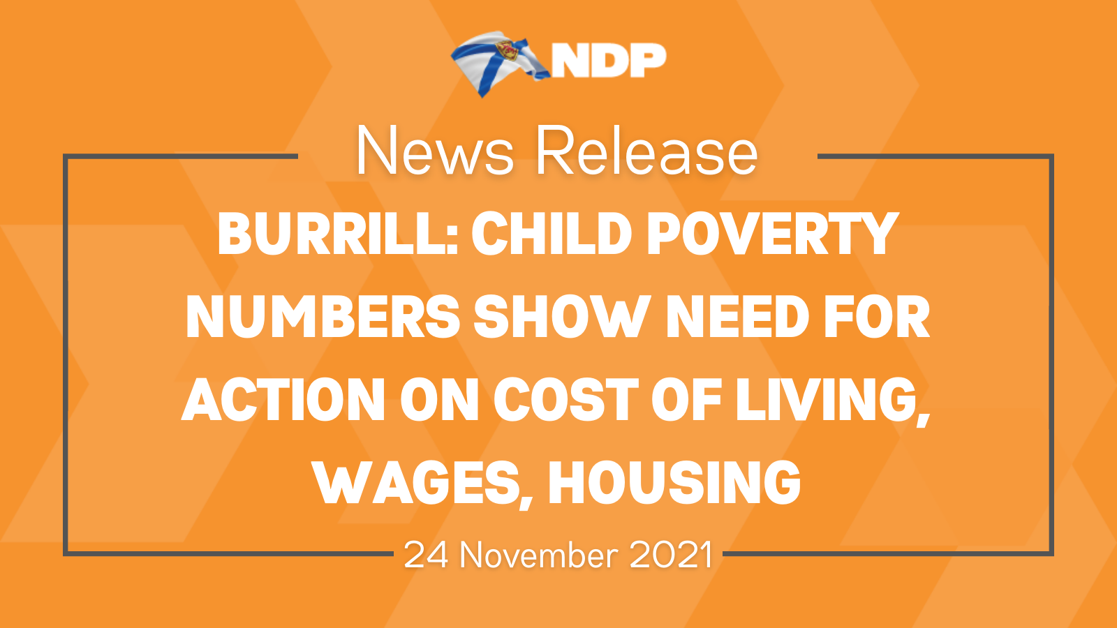 Burrill Child Poverty numbers show need for action on cost of living